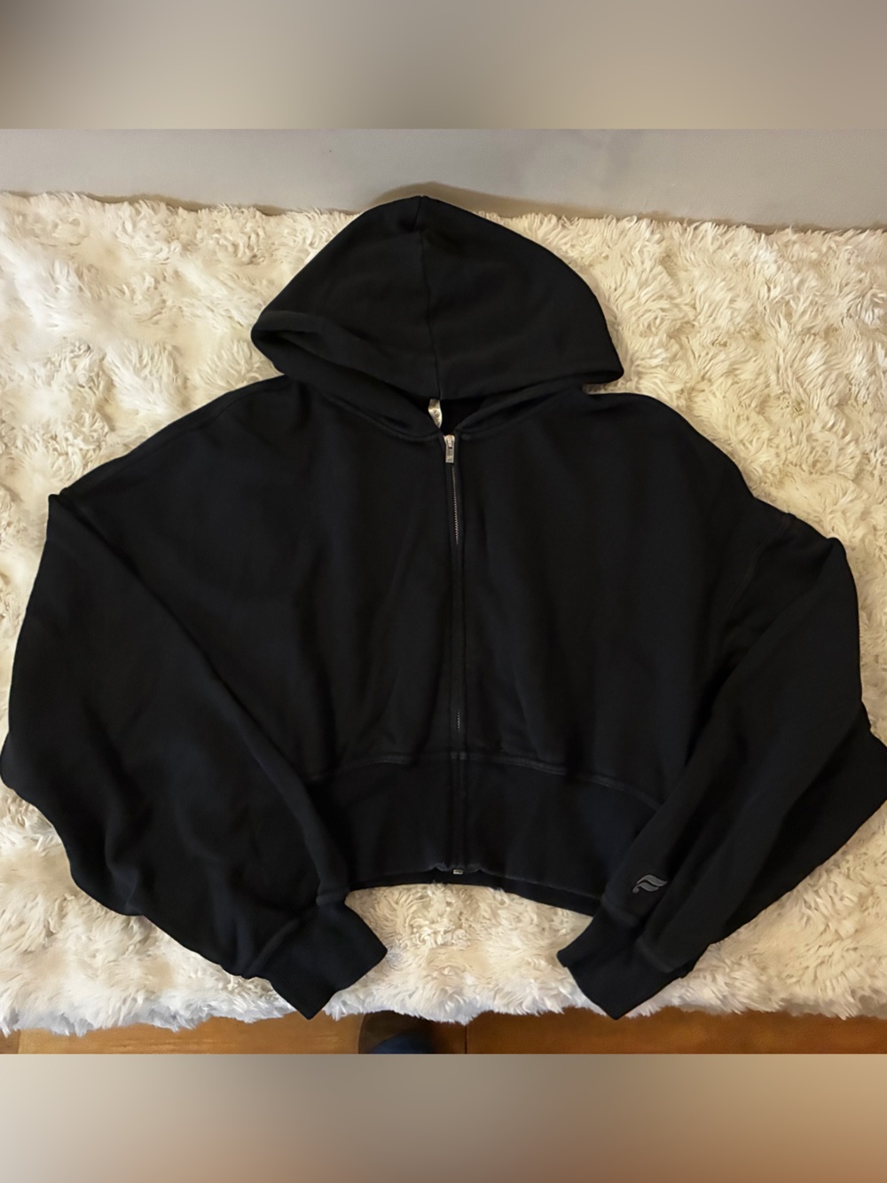 Fabletics Zip Up Cropped Hoodie
